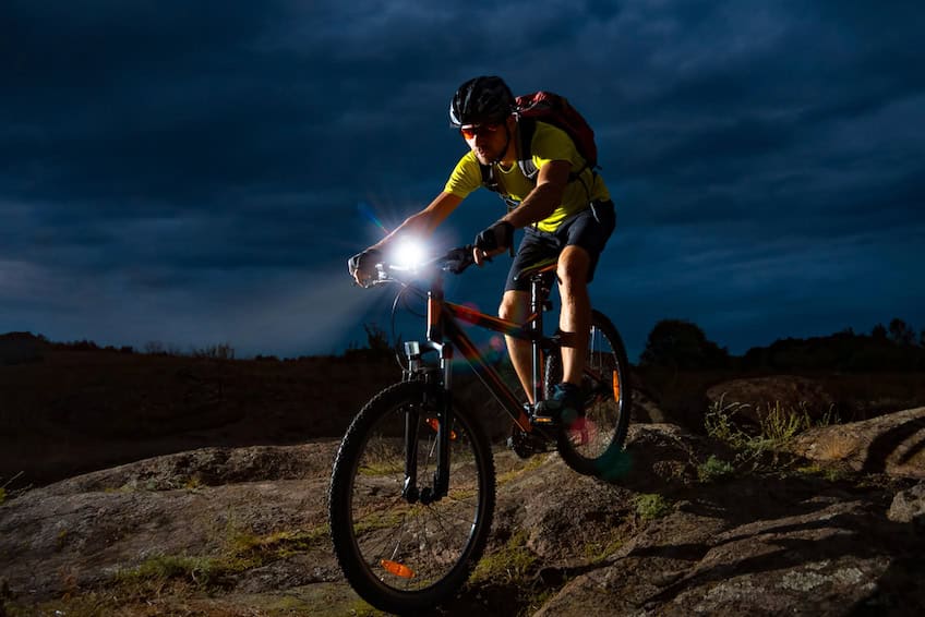 Fahrradbeleuchtung Mountainbike
