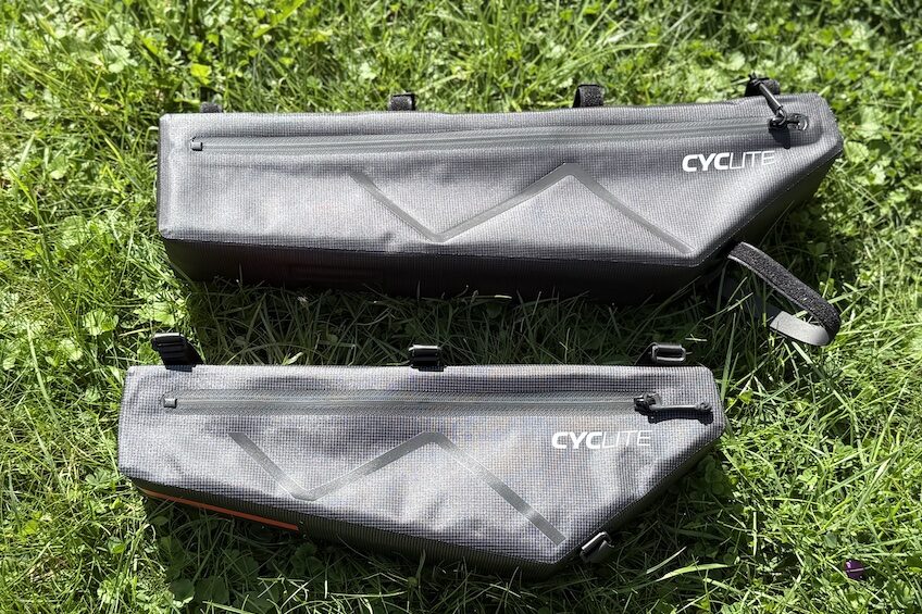 Direkter Vergleich der Rahmentaschen von Cyclite